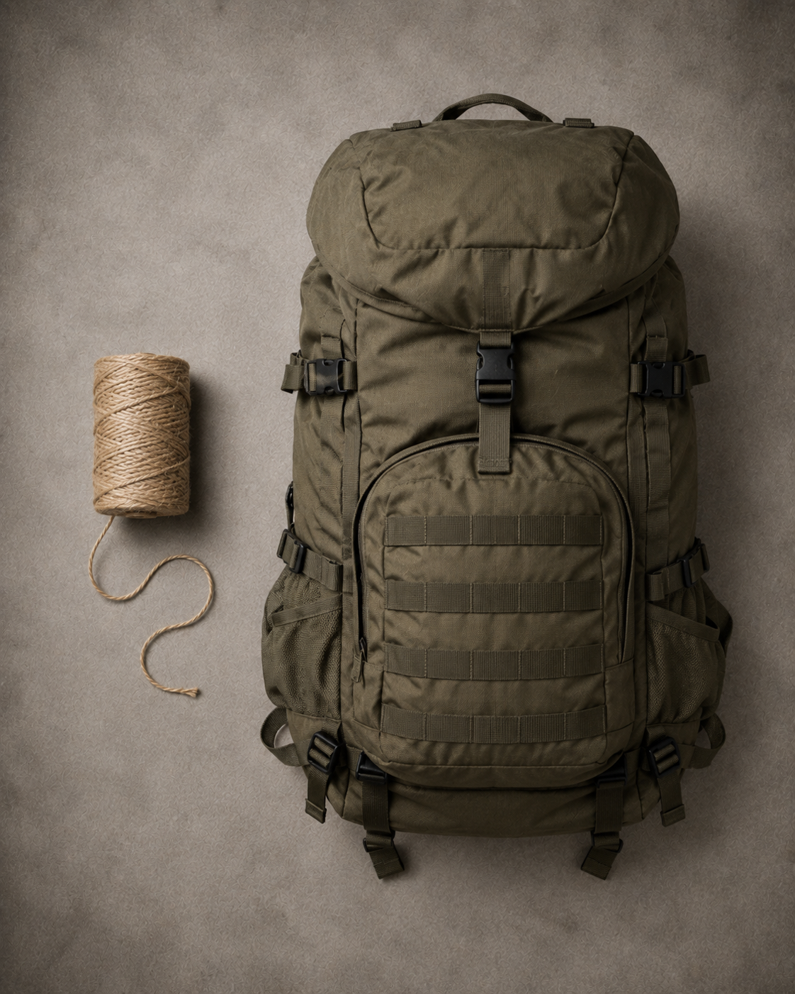 sac à dos pour un stage de survie