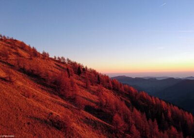 coucher de soleil randonnée