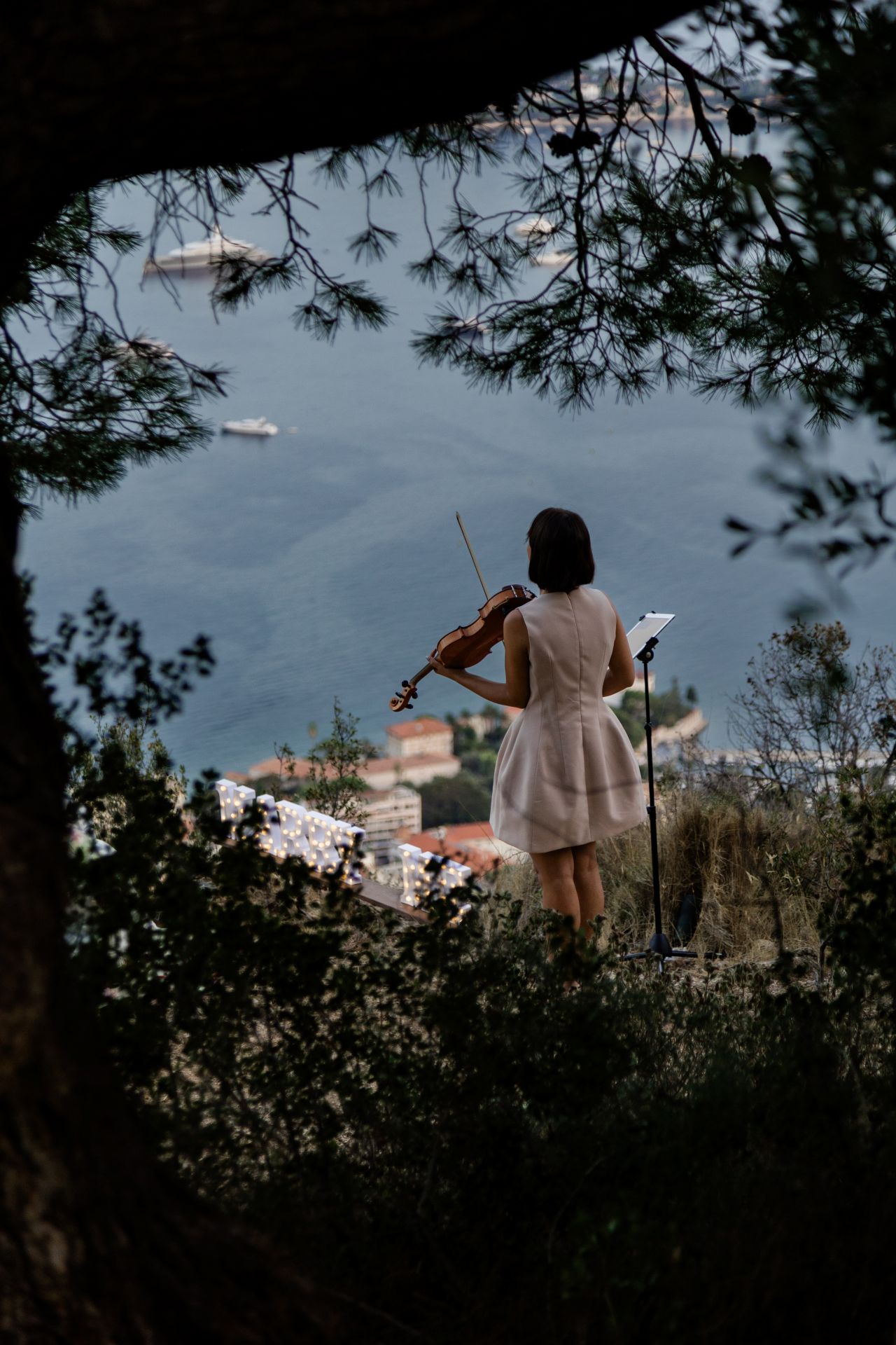 demande en mariage violoniste villefranche