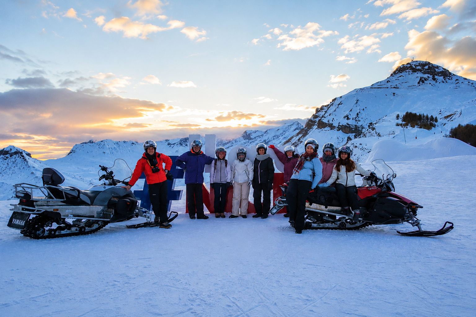 moto neige teambuilding motoneige mercantour