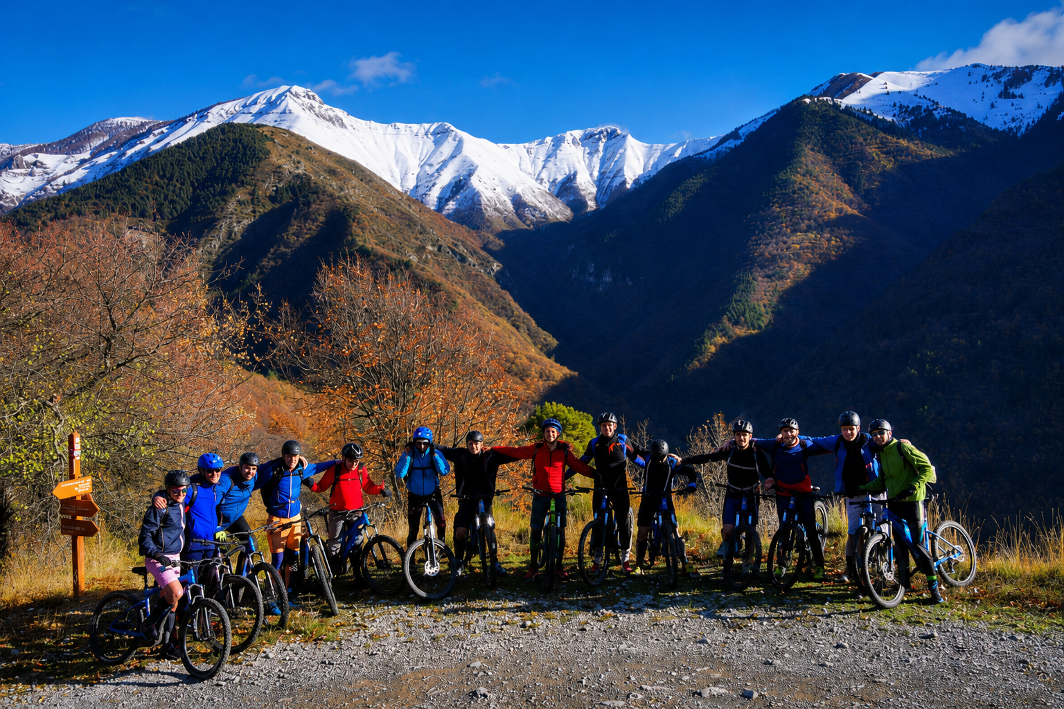 team building vtt éléctrique Teambuilding VTT éléctrique en montagne