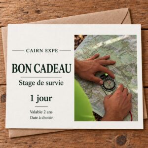 Bon Cadeau Formation Survie 1 jour