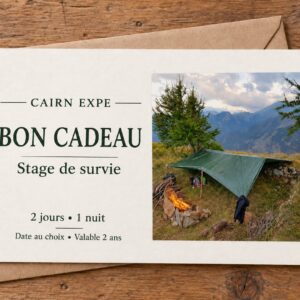 Bon cadeau Stage de Survie