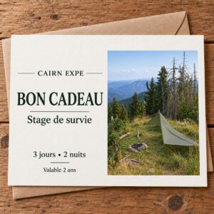 Bon cadeau Stage de Survie